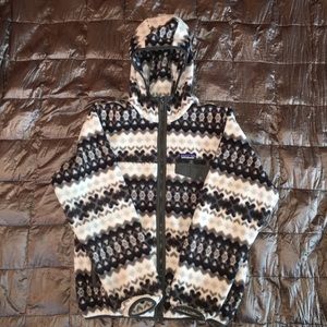 Patagonia full zip w/ hood t-snap sweater